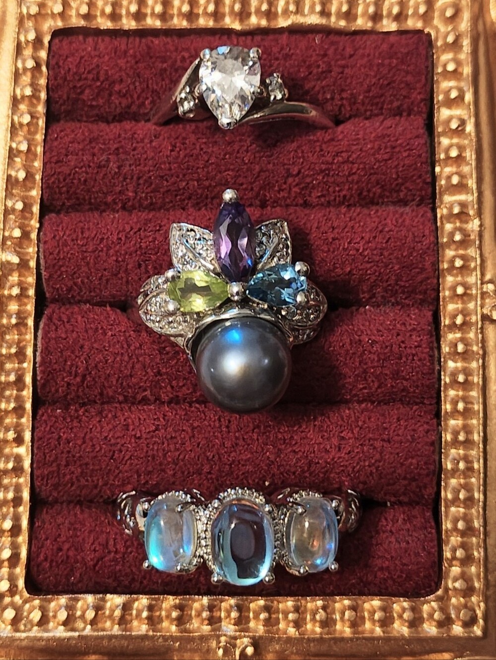 Vintage Sterling Silver Estate Jewelry LOT/31 Pieces - Picture 7 of 12